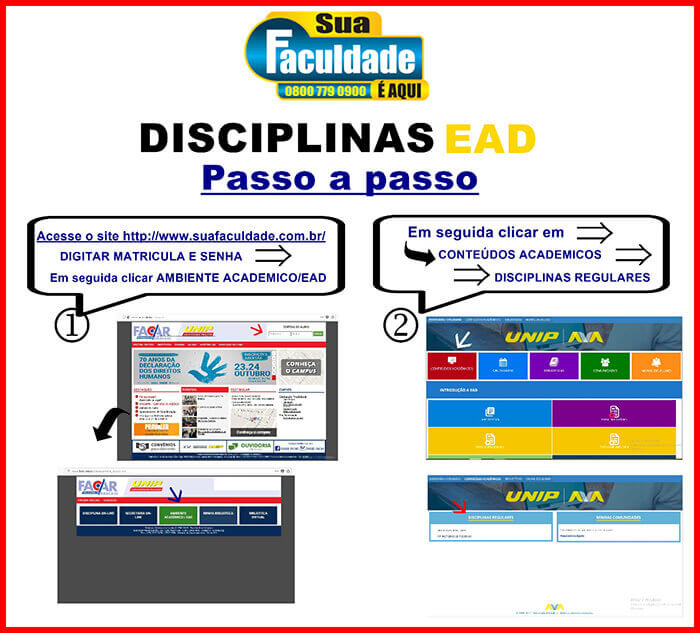 Disciplinas EAD