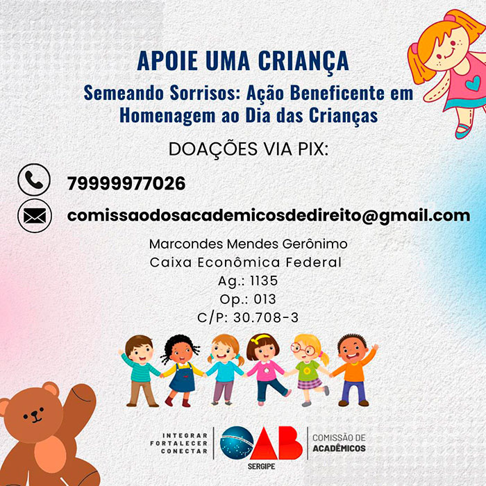 APOIE UMA CRIANÇA - Semeando Sorrisos