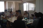 Reunião na FHS/SES - Fundação Hospitalar de Saúde